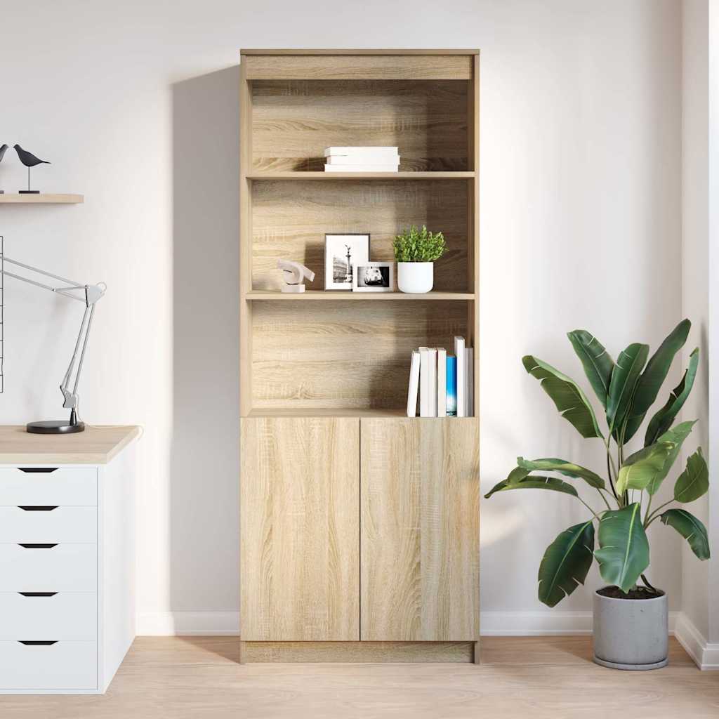 Ντουλάπι Sonoma Δρυς 70x35x180 εκ. από Επεξεργασμένο Ξύλο - Pakobazaar