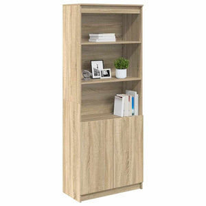 Ντουλάπι Sonoma Δρυς 70x35x180 εκ. από Επεξεργασμένο Ξύλο - Pakobazaar