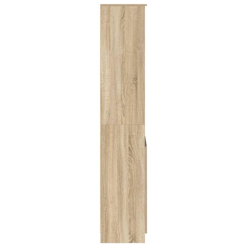 Ντουλάπι Sonoma Δρυς 70x35x180 εκ. από Επεξεργασμένο Ξύλο - Pakobazaar