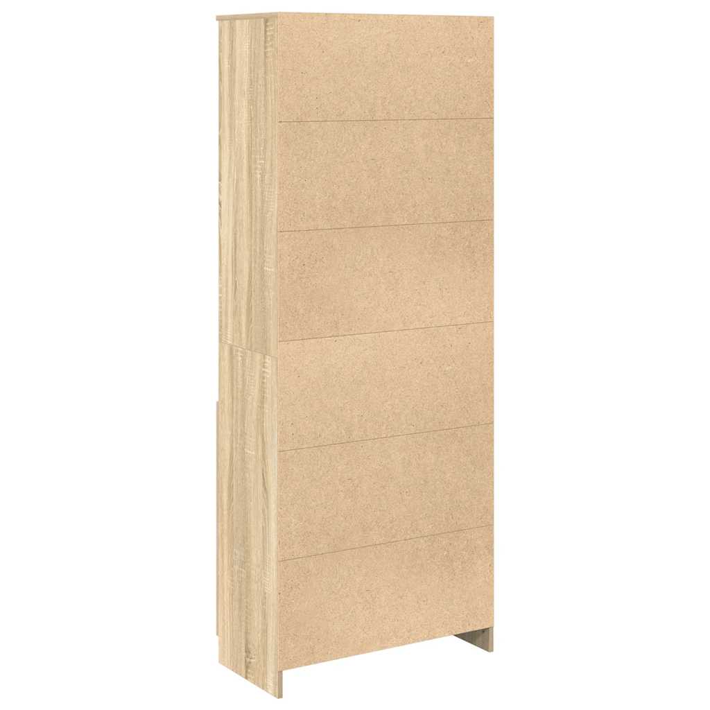 Ντουλάπι Sonoma Δρυς 70x35x180 εκ. από Επεξεργασμένο Ξύλο - Pakobazaar