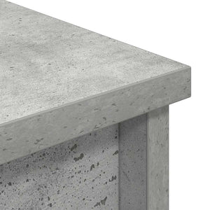 Ντουλάπι Γκρι Σκυροδέματος 70x35x180 εκ. από Επεξεργασμένο Ξύλο