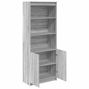 Ντουλάπι Γκρι Sonoma 70x35x180 εκ. από Επεξεργασμένο Ξύλο