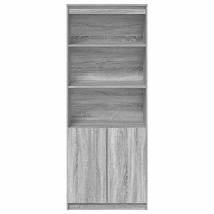 Ντουλάπι Γκρι Sonoma 70x35x180 εκ. από Επεξεργασμένο Ξύλο