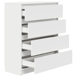 Sideboard Λευκό 80x35x99 cm Κατασκευασμένο ξύλο - Pakobazaar