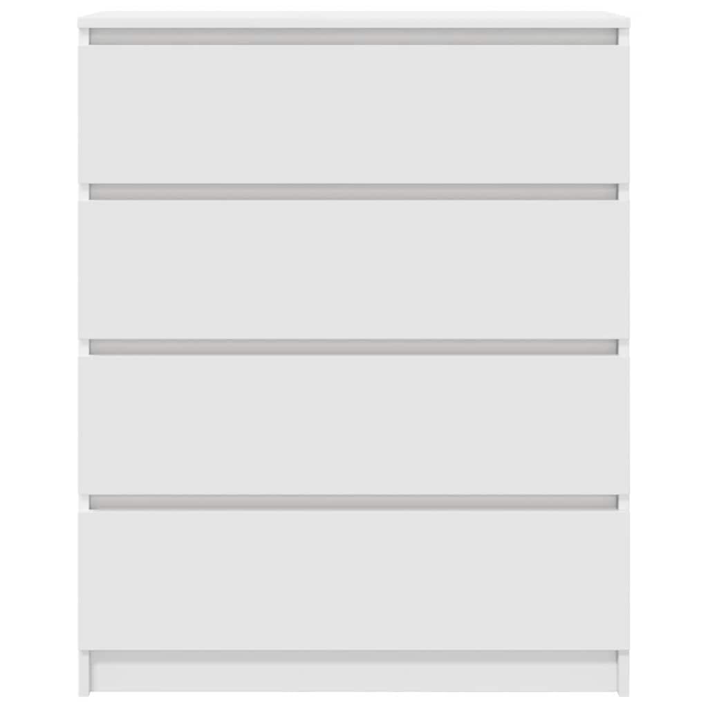 Sideboard Λευκό 80x35x99 cm Κατασκευασμένο ξύλο - Pakobazaar
