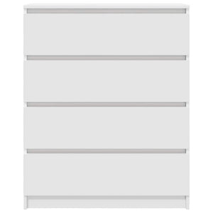 Sideboard Λευκό 80x35x99 cm Κατασκευασμένο ξύλο - Pakobazaar