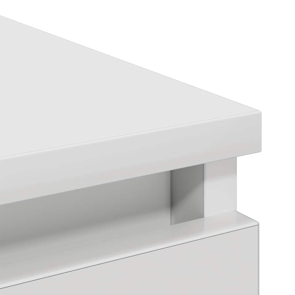 Sideboard Λευκό 80x35x99 cm Κατασκευασμένο ξύλο - Pakobazaar