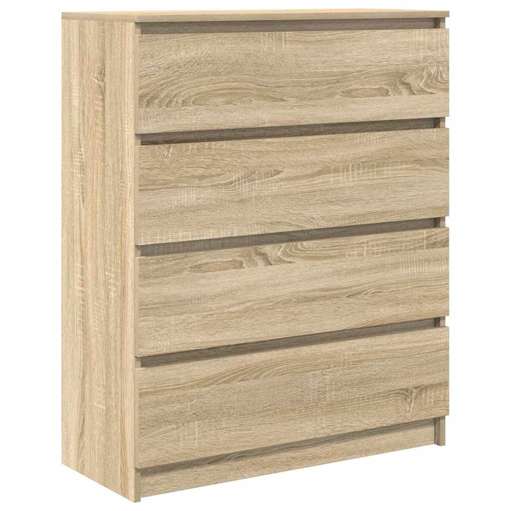 Sideboard Sonoma Oak 80x35x99 cm Κατασκευασμένο ξύλο