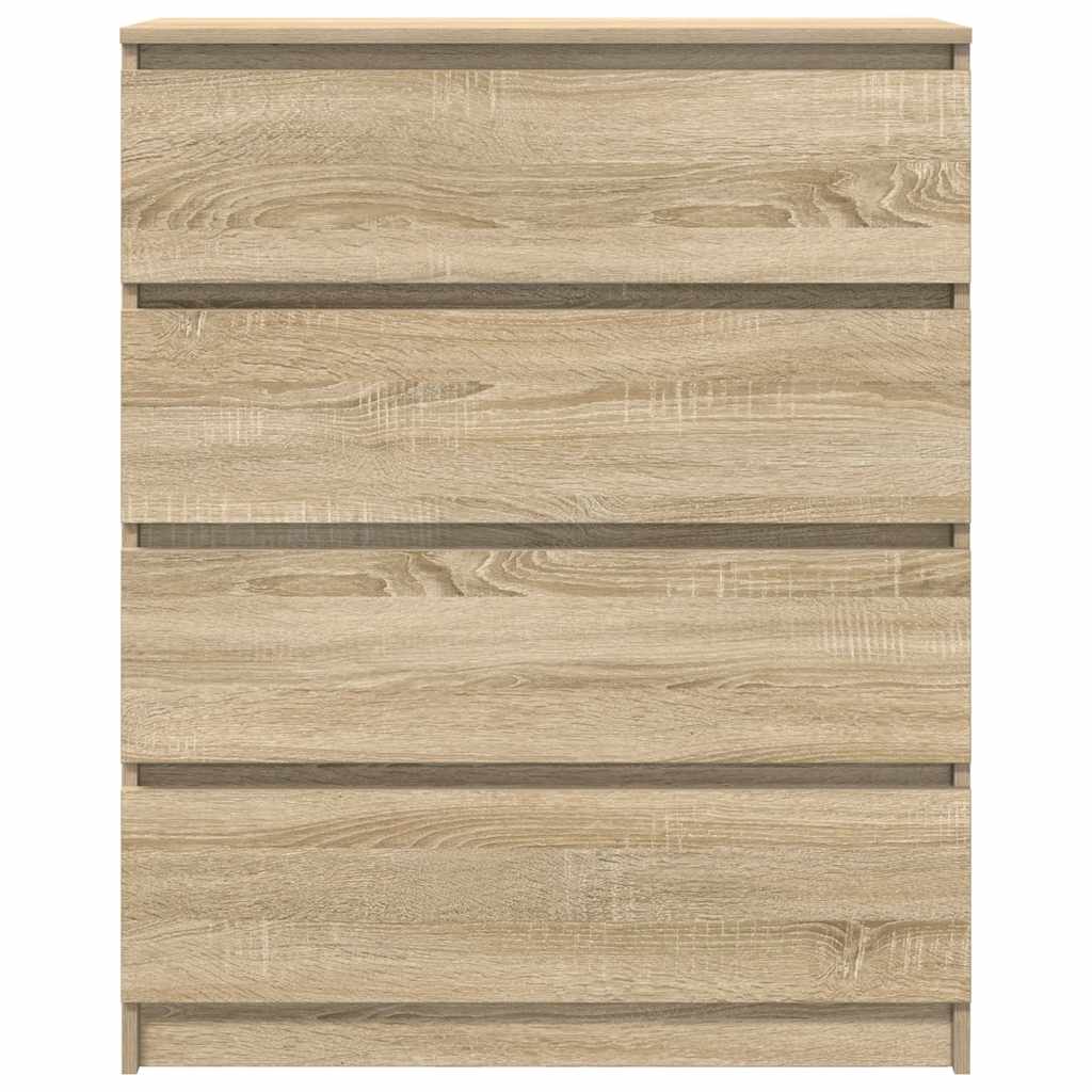 Sideboard Sonoma Oak 80x35x99 cm Κατασκευασμένο ξύλο