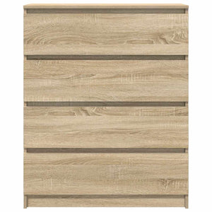Sideboard Sonoma Oak 80x35x99 cm Κατασκευασμένο ξύλο