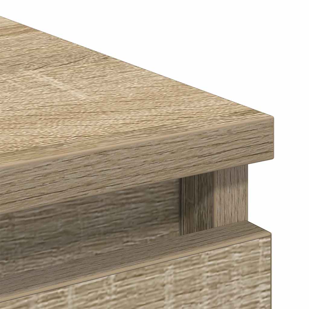 Sideboard Sonoma Oak 80x35x99 cm Κατασκευασμένο ξύλο