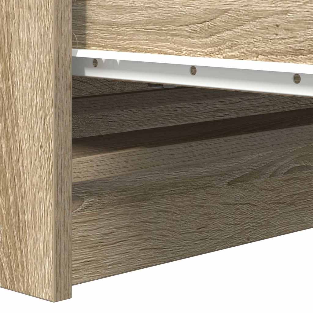 Sideboard Sonoma Oak 80x35x99 cm Κατασκευασμένο ξύλο