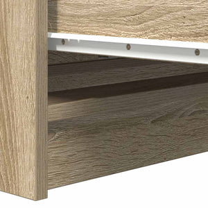 Sideboard Sonoma Oak 80x35x99 cm Κατασκευασμένο ξύλο