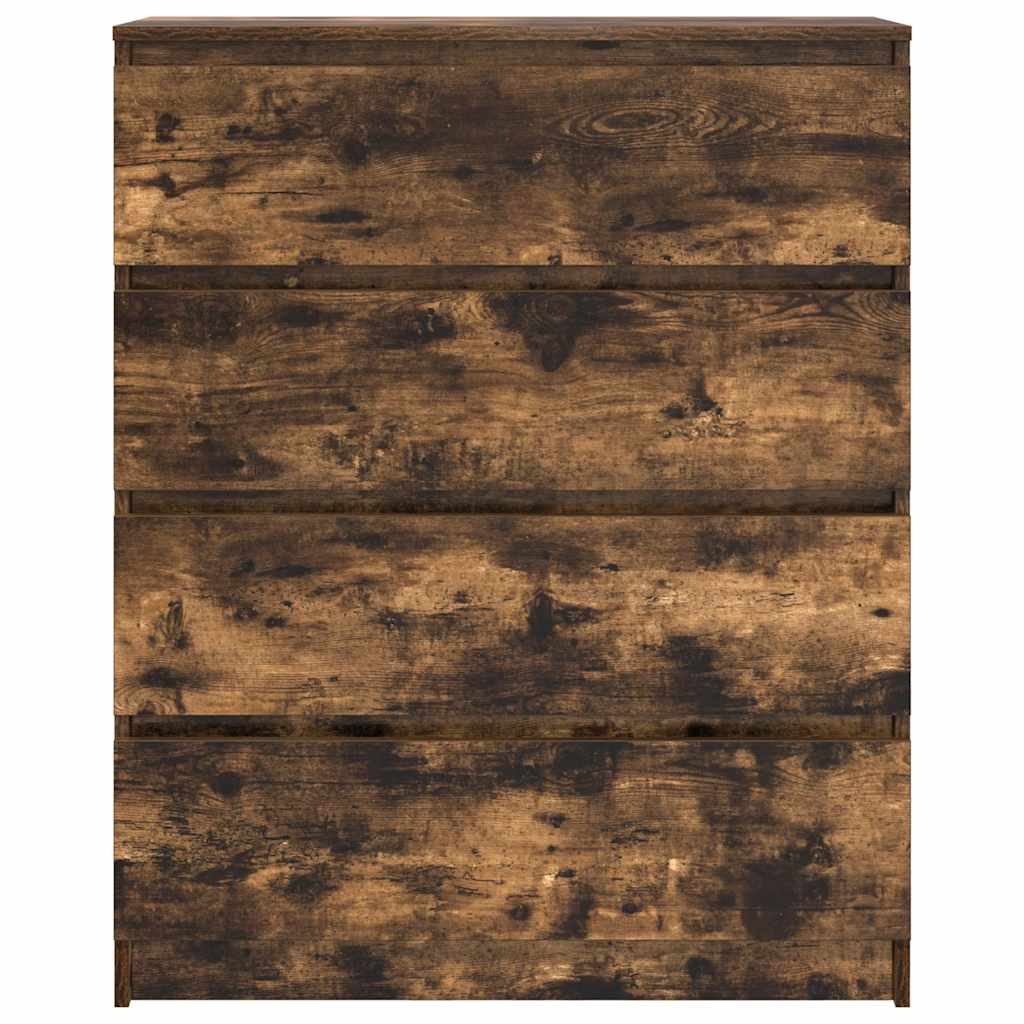 Sideboard Καπνιστή δρυς 80x35x99 cm Κατασκευασμένο ξύλο