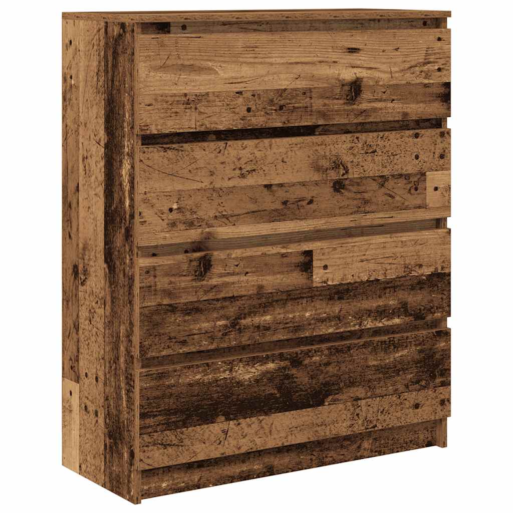 Sideboard Παλιό ξύλο 80x35x99 cm Ξύλο μηχανής