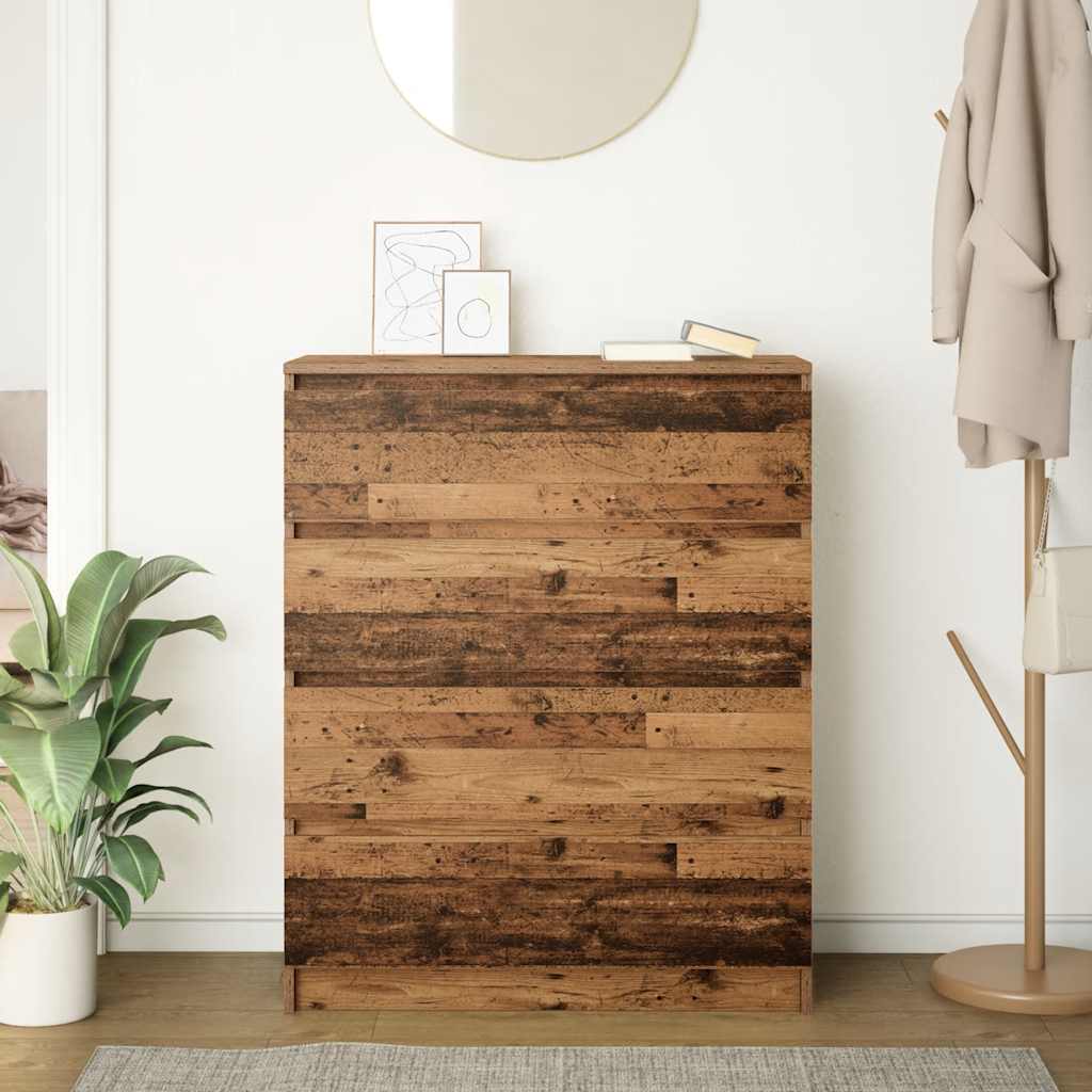 Sideboard Παλιό ξύλο 80x35x99 cm Ξύλο μηχανής