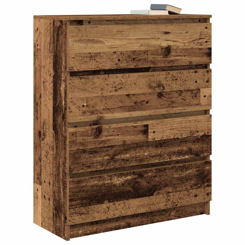 Sideboard Παλιό ξύλο 80x35x99 cm Ξύλο μηχανής