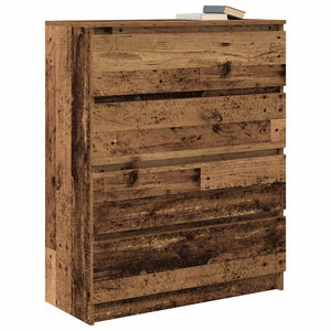 Sideboard Παλιό ξύλο 80x35x99 cm Ξύλο μηχανής