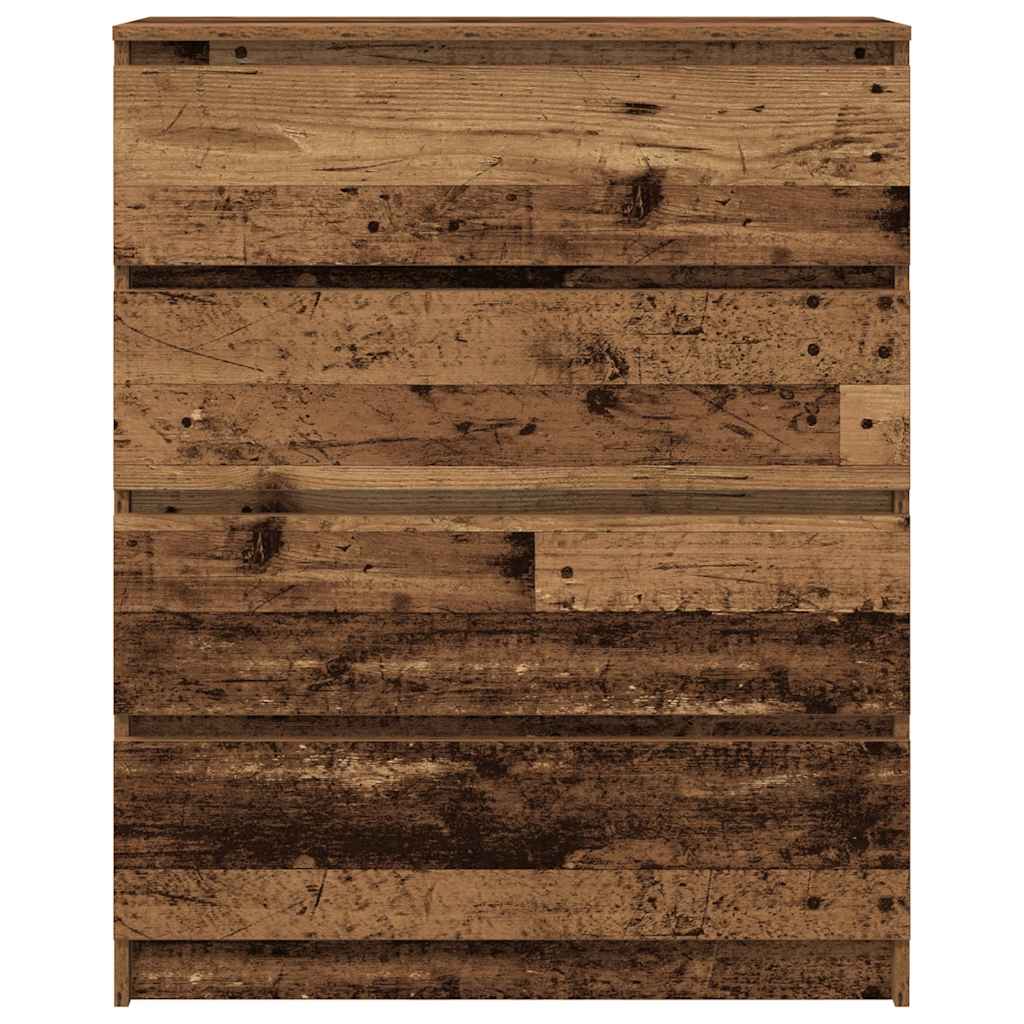 Sideboard Παλιό ξύλο 80x35x99 cm Ξύλο μηχανής