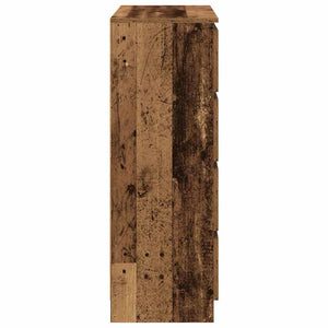Sideboard Παλιό ξύλο 80x35x99 cm Ξύλο μηχανής
