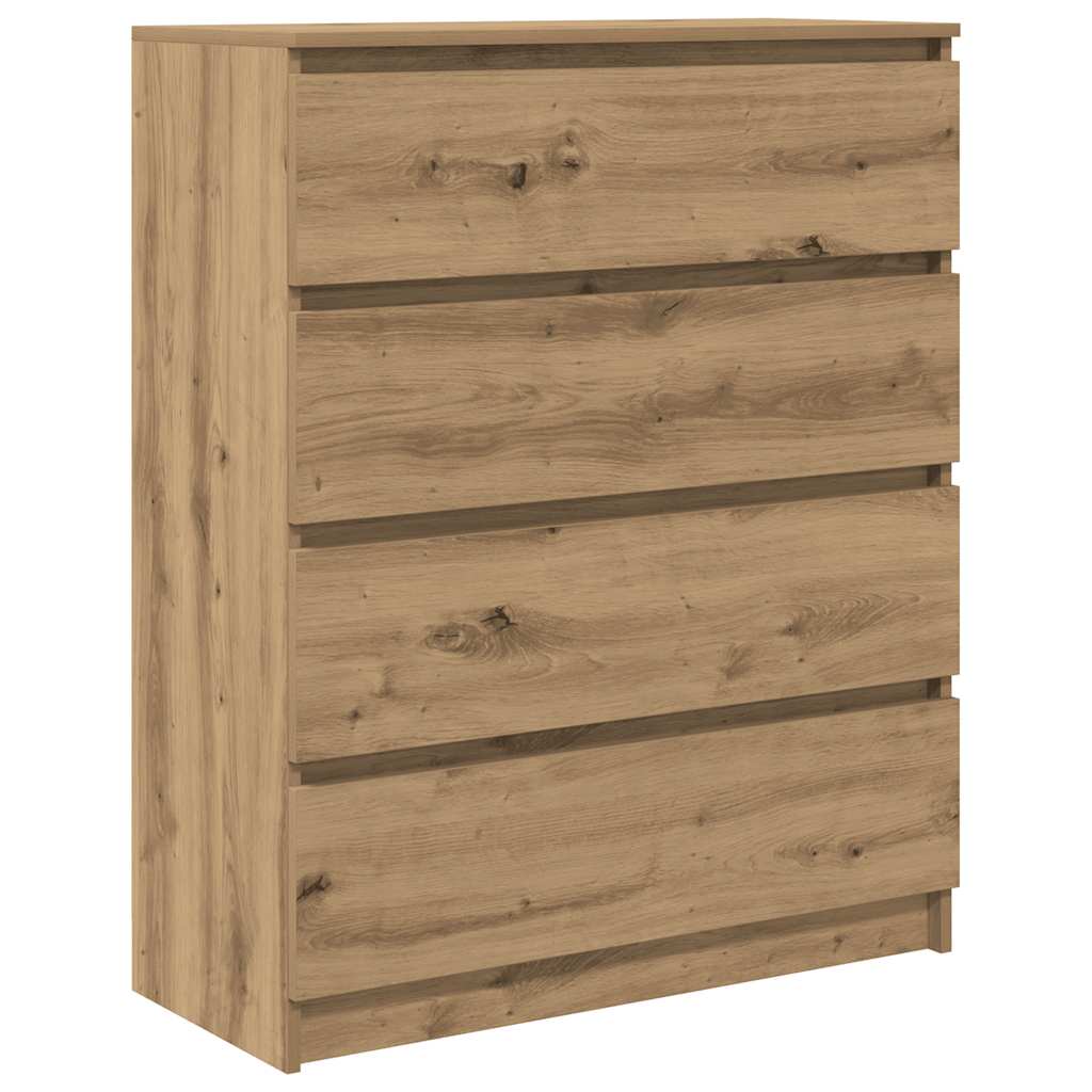 Sideboard Artisan Oak 80x35x99 cm Κατασκευασμένο ξύλο - Pakobazaar