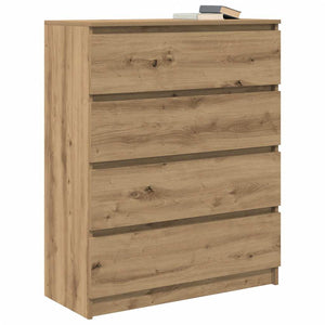 Sideboard Artisan Oak 80x35x99 cm Κατασκευασμένο ξύλο - Pakobazaar