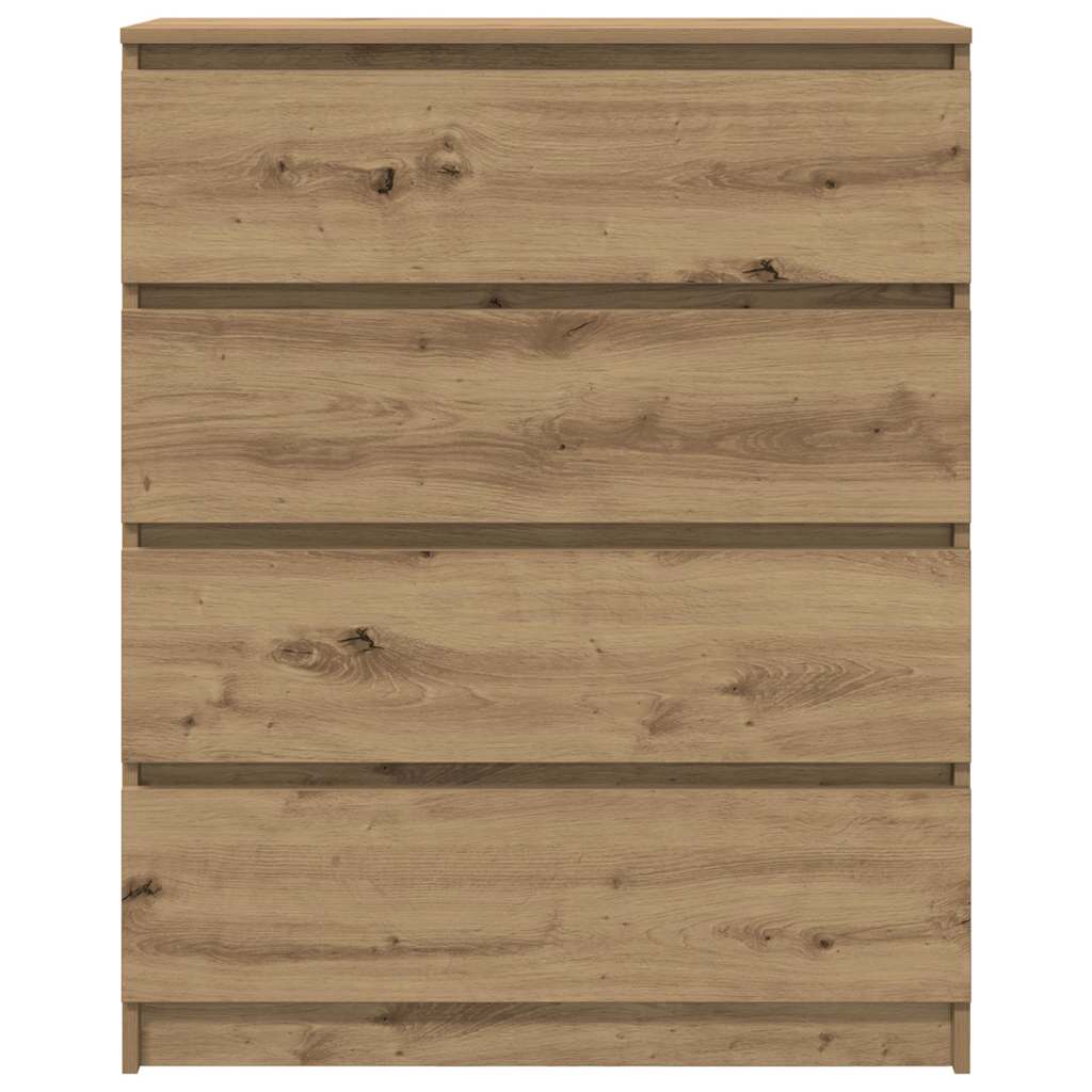 Sideboard Artisan Oak 80x35x99 cm Κατασκευασμένο ξύλο - Pakobazaar
