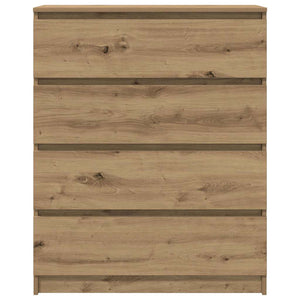 Sideboard Artisan Oak 80x35x99 cm Κατασκευασμένο ξύλο - Pakobazaar