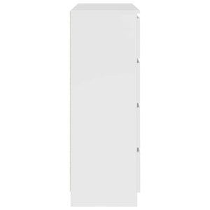 Ντουλάπι Λευκό 100x35x99 εκ. Επεξεργασμένο Ξύλο - Pakobazaar