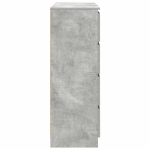 Ντουλάπι Γκρι Σκυροδέματος 100x35x99 εκ. Επεξεργασμένο Ξύλο - Pakobazaar
