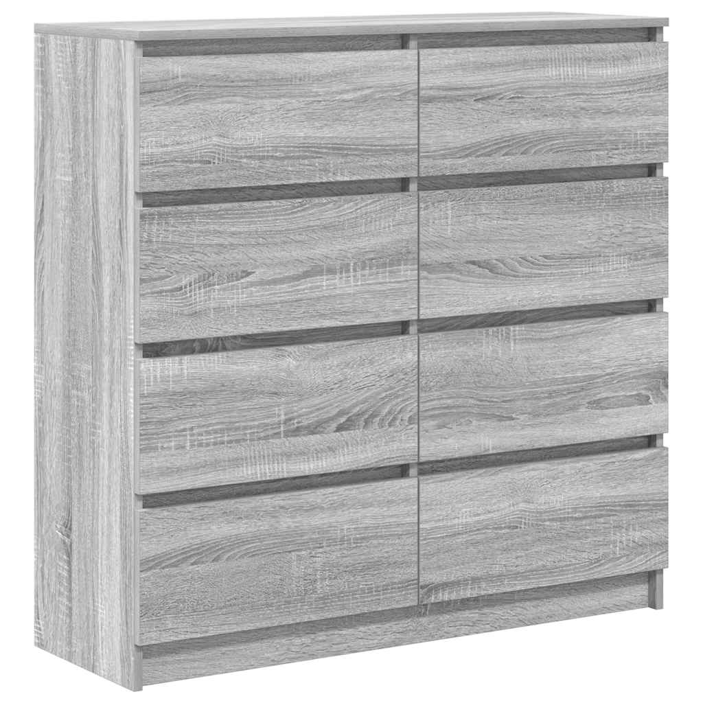 Ντουλάπι Γκρι Sonoma 100x35x99 cm Ξύλινο μηχανουργικό ξύλο - Pakobazaar