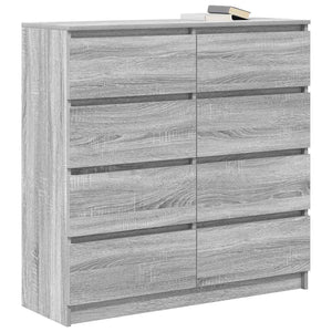 Ντουλάπι Γκρι Sonoma 100x35x99 cm Ξύλινο μηχανουργικό ξύλο - Pakobazaar