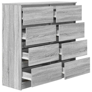 Ντουλάπι Γκρι Sonoma 100x35x99 cm Ξύλινο μηχανουργικό ξύλο - Pakobazaar