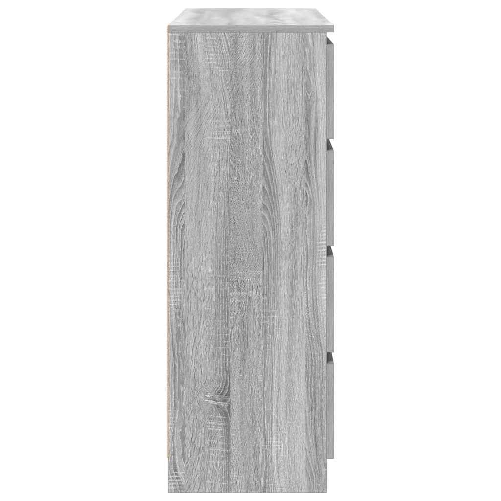 Ντουλάπι Γκρι Sonoma 100x35x99 cm Ξύλινο μηχανουργικό ξύλο - Pakobazaar