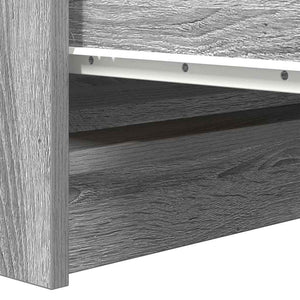Ντουλάπι Γκρι Sonoma 100x35x99 cm Ξύλινο μηχανουργικό ξύλο - Pakobazaar