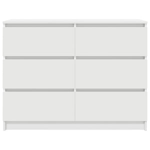 Sideboard Λευκό 100x35x76 cm Κατασκευασμένο ξύλο - Pakobazaar