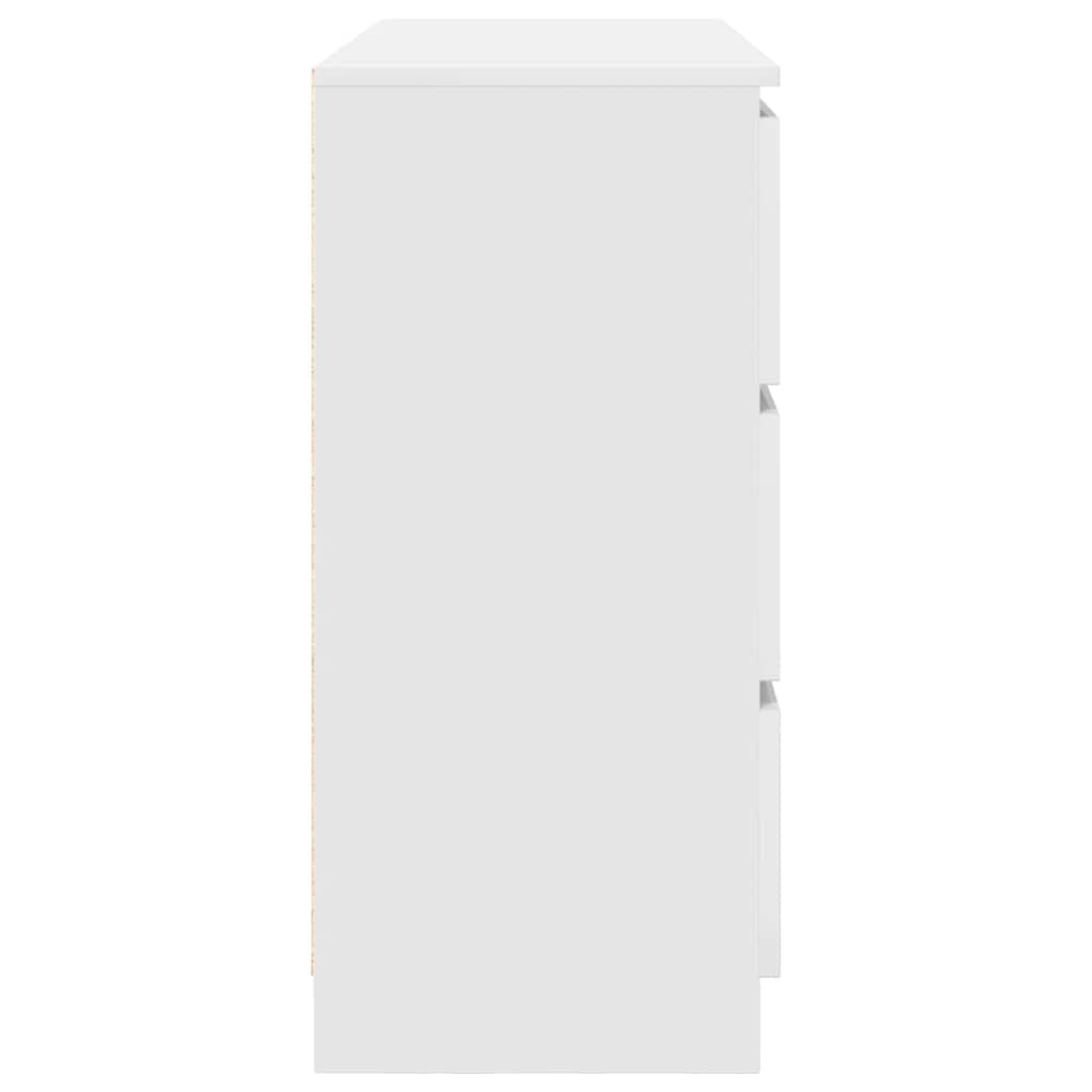 Sideboard Λευκό 100x35x76 cm Κατασκευασμένο ξύλο - Pakobazaar