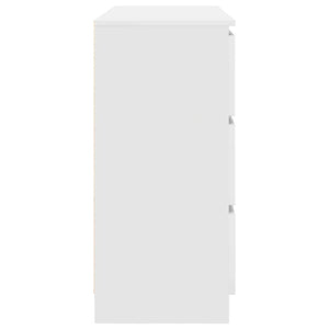 Sideboard Λευκό 100x35x76 cm Κατασκευασμένο ξύλο - Pakobazaar