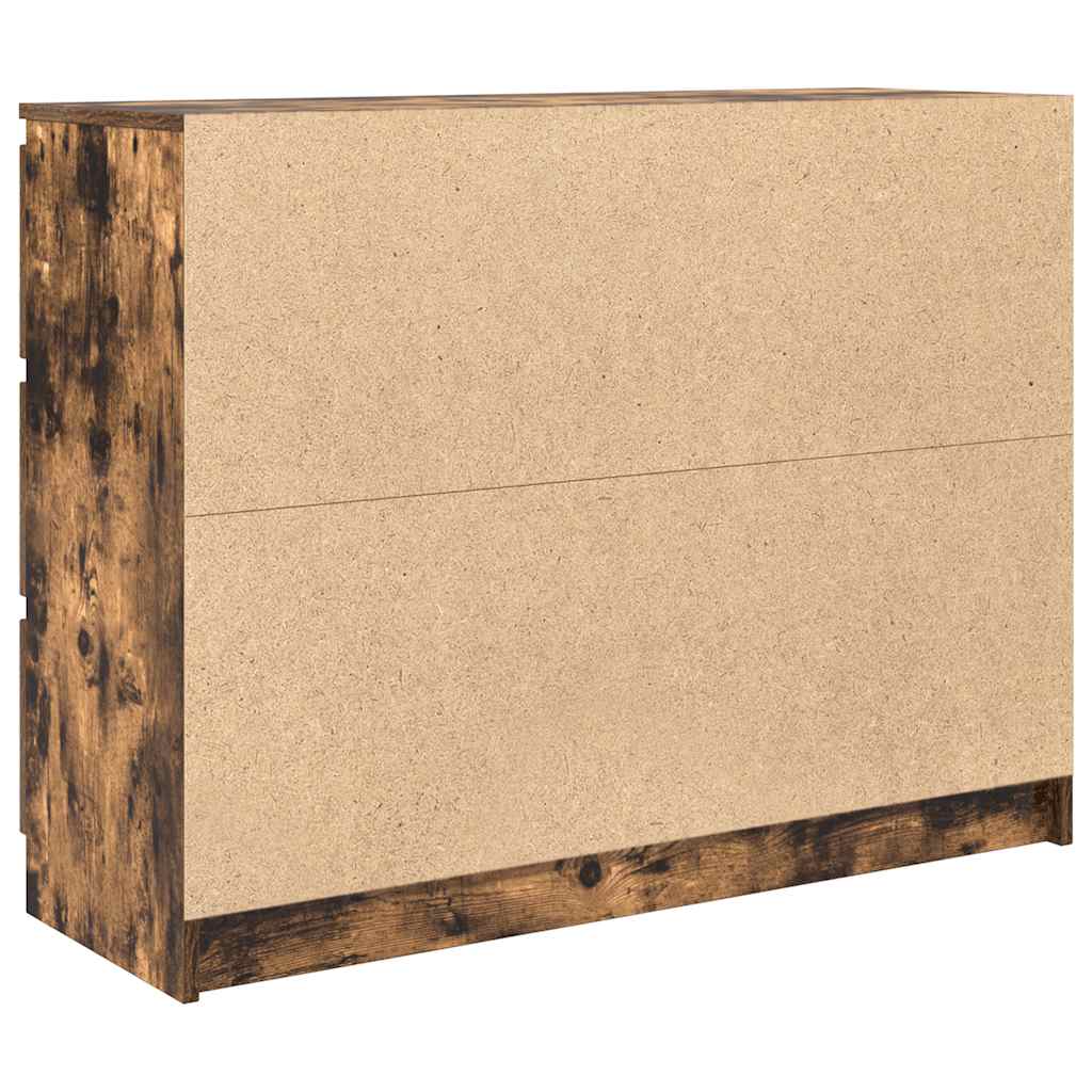 Sideboard Καπνιστή δρυς 100x35x76 cm Κατασκευασμένο ξύλο - Pakobazaar