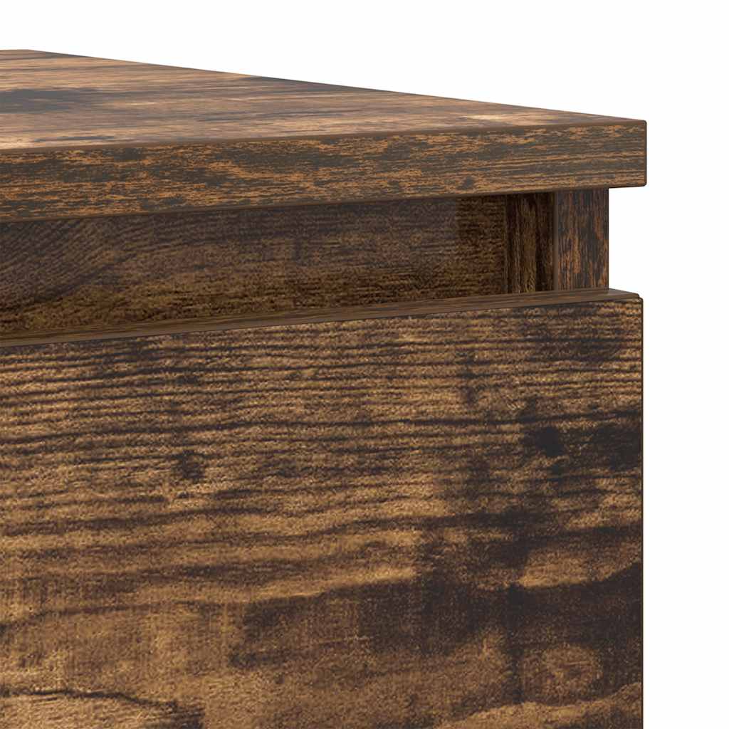 Sideboard Καπνιστή δρυς 100x35x76 cm Κατασκευασμένο ξύλο - Pakobazaar