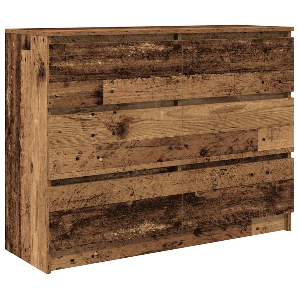 Sideboard Παλιό ξύλο 100x35x76 cm Ξύλο μηχανής