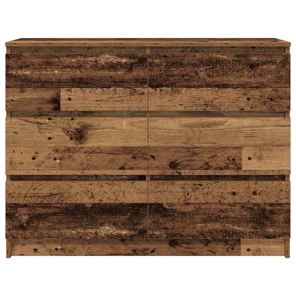 Sideboard Παλιό ξύλο 100x35x76 cm Ξύλο μηχανής