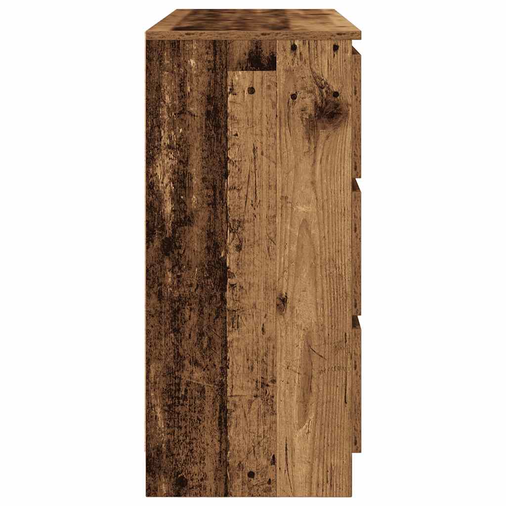 Sideboard Παλιό ξύλο 100x35x76 cm Ξύλο μηχανής