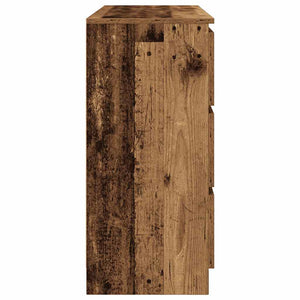 Sideboard Παλιό ξύλο 100x35x76 cm Ξύλο μηχανής