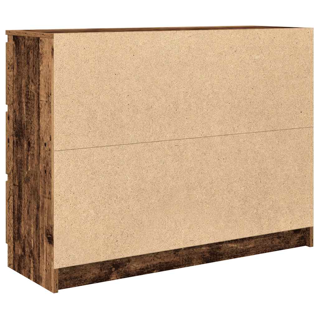 Sideboard Παλιό ξύλο 100x35x76 cm Ξύλο μηχανής