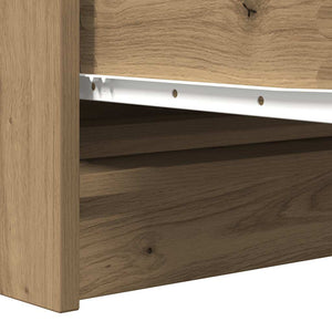 Sideboard Artisan Oak 100x35x76 cm Κατασκευασμένο ξύλο - Pakobazaar