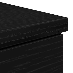 Γραφείο Μαύρη δρυς Επεξεργασμένο ξύλο 140 x 49 x 76 εκ.