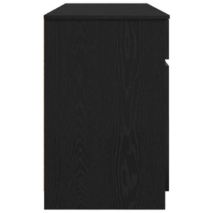 Γραφείο Μαύρη δρυς Επεξεργασμένο ξύλο 140 x 49 x 76 εκ.