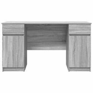 Γραφείο Γκρι sonoma Επεξεργασμένο ξύλο 140 x 49 x 76 εκ.