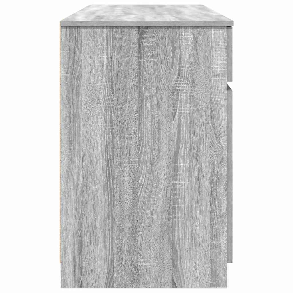Γραφείο Γκρι sonoma 140 x 49 x 76 εκ. Επεξεργασμένο ξύλο